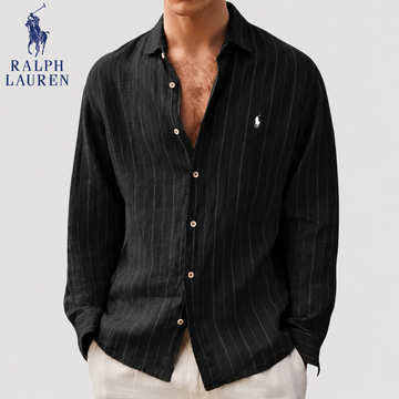 Chemise Rayée Casual Butonnée