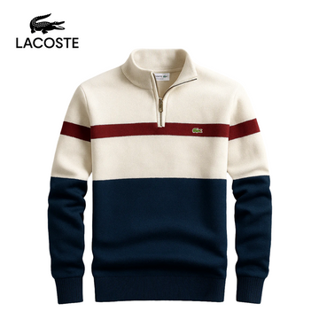 Quart-zip LC Heritage à rayures