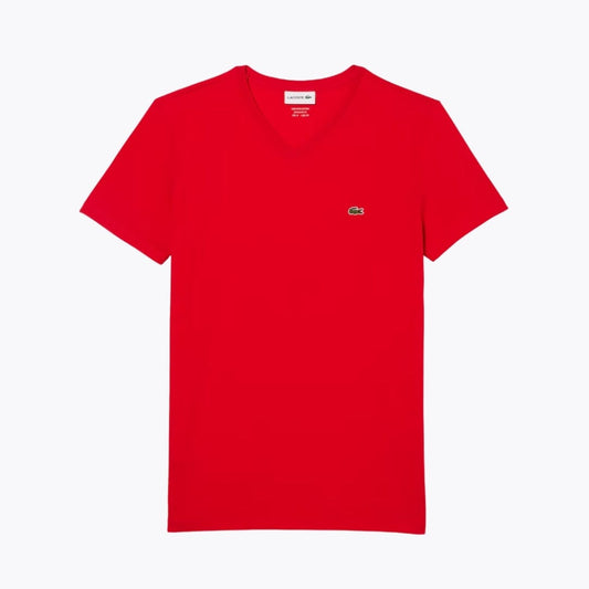 T-shirt LC léger en coton Pima à col en V