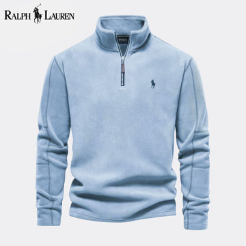 Pull en laine tricotée à torsades RL Prestige
